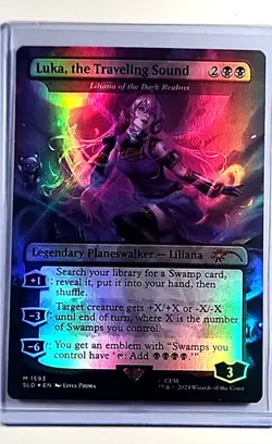 2024 MTG Magic the Gathering SLD Secret Lair Foil #1593 Luka the Traveling Sound - Image 1