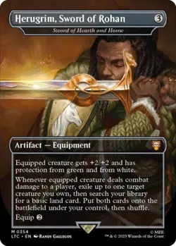 MTG English Herugrim, Sword of Rohan - Sword of Hearth and Home NM Foil - Image 1