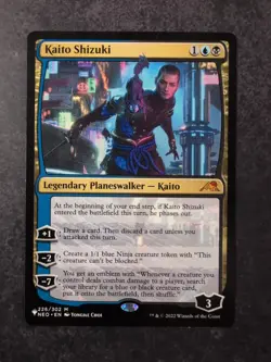 Kaito Shizuki The List Reprints Neon Dynasty MTG Regular  - Image 1