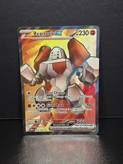 Regirock EX 214/182 Full Art Ultra Rare Holo Destined Rivals Pokemon TCG NM  - Image 1