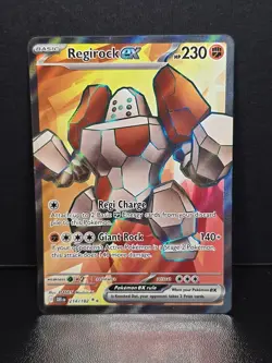 Regirock EX 214/182 Full Art Ultra Rare Holo Destined Rivals Pokemon TCG NM  - Image 3