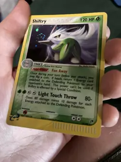 Rare Pokemon 2003 EX Sandstorm Shiftry #12  Holo - Image 1