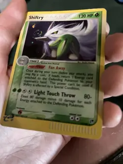 Rare Pokemon 2003 EX Sandstorm Shiftry #12  Holo - Image 2