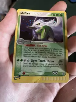 Rare Pokemon 2003 EX Sandstorm Shiftry #12  Holo - Image 4