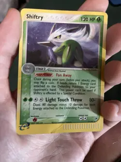 Rare Pokemon 2003 EX Sandstorm Shiftry #12  Holo - Image 5