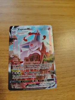 Espeon VMAX (Alternate Art Secret) 270/264 Swsh08: Fusion Strike Holo Pokemon - Image 1