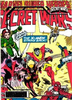 XMEN #61 BASE Upper Deck Marvel Allegiance Secret Wars COLLECTIBLE CARD - Image 1