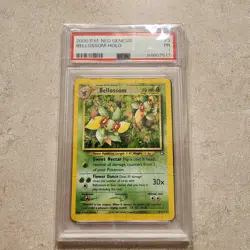 Pokemon Bellossom 3/111 Neo Genesis Holo Rare Card Vintage PSA 1 Poor - Image 3