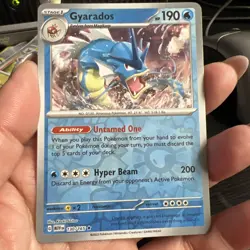 Gyarados Reverse Holo NM 130/165 Scarlet & Violet 151 Pokemon Card - Image 4