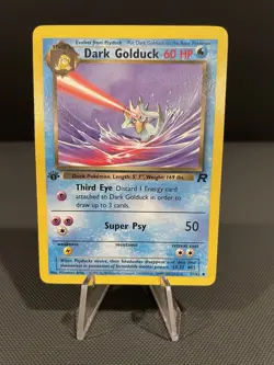 Pokémon Card 1ST EDITION Dark Golduck Team Rocket 37/82 WotC Vintage 2000 NM - Image 11