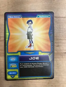 DD-004 Joe Kido Digimon Card CCG 2004 Bandai Adventure - Image 1