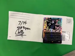 MINT Borderless Black Chocobo #551 Japanese Foil – Final Fantasy x Magic Card - Image 2