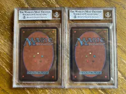 MTG Alpha 2 Card Lot, Crystal Rod BGS 6.5, Conservator BGS 5, Graded - Image 2