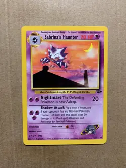 Sabrina's Haunter 55/132 Gym Challenge - Uncommon Pokemon Card - NM/Mint - Image 3