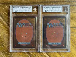 MTG Alpha 2 Card Lot, Fear BGS 7.5, Drain Life BGS 6.5 - Image 2