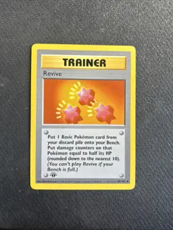 1st Edition Shadowless Revive Pokemon Card Base Set 89/102 LP 1999 WOTC - Image 7