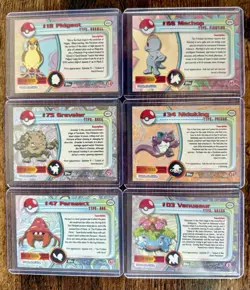 1999 Topps TV Animation Edition LOT 6 Cards Pokemon Non-Holo - Image 16
