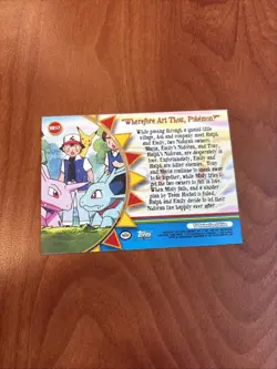 OR17 WHEREFORE ART THOU Topps Pokemon Card Orange Islands TV ANIMATION EDITION - Image 2