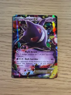 Gengar EX 34/119 XY Phantom Forces Holo Ultra Rare Pokemon TCG Card - Image 1