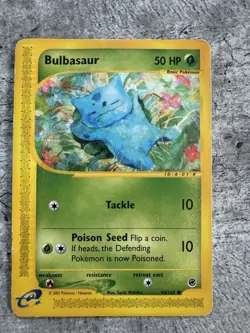 Pokemon Card TCG Expedition E-Reader Bulbasaur Common 94/165 MP - See Photos - Image 4