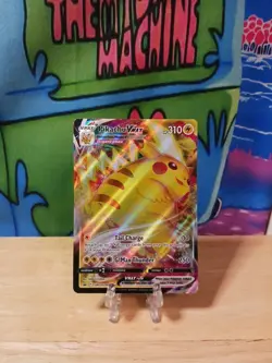 PIKACHU VMAX SWSH286 BLACK STAR PROMO - MP FULL ART ENGLISH POKEMON CARD - Image 3