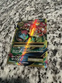 Pokémon TCG Mega M Venusaur EX XY Evolutions Holo Card 100/108 Full Art - Image 3