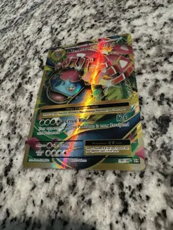 Pokémon TCG Mega M Venusaur EX XY Evolutions Holo Card 100/108 Full Art - Image 6