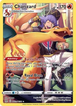 Charizard TG03/TG30 Swsh11: Lost Origin Trainer Gallery Holo - Image 1