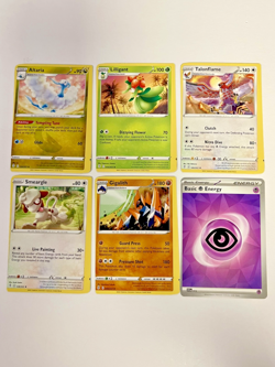 POKEMON TCG EVOLVING SKIES MISCUT ERROR CARDS (6) RARE AND (1) ENERGY NM - Image 9