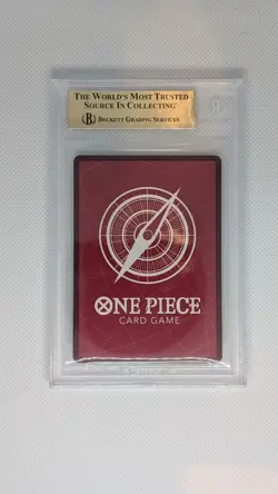BGS 9.5 Monkey D. Luffy OP01-003 Leader Alt Art Pre Errata One Piece Card Game - Image 2
