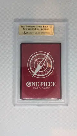 BGS 9.5 Monkey D. Luffy OP01-003 Leader Alt Art Pre Errata One Piece Card Game - Image 4