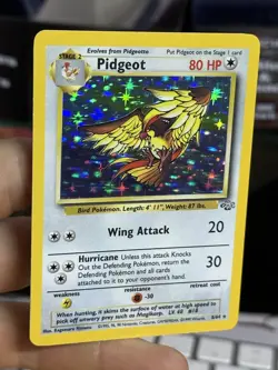 #3 Pidgeot 8/64 Jungle 1999 WOTC Holo Rare Pokémon Card TCG - Image 3