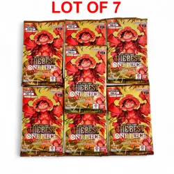 7 COUNT LOT One Piece Card Game - The Best Premium Booster Packs PRB-01 2024 - Image 1
