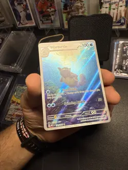 Pokemon TCG Wartortle Full Art Rare Holo Card 171/165 Scarlet & Violet SV 151 - Image 14