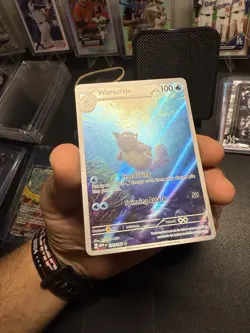 Pokemon TCG Wartortle Full Art Rare Holo Card 171/165 Scarlet & Violet SV 151 - Image 3
