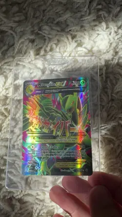 Pokémon TCG Mega-Sceptile-EX Holo Full Art Ultra Rare Card Ancient Origins 85/98 - Image 1
