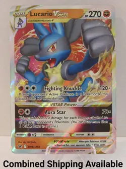 Lucario VSTAR - SWSH214 SWSH: Sword & Shield Promo Cards LP Holo English 16924 - Image 1