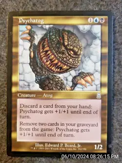 Psychatog Odyssey NM Blue Black Uncommon MAGIC THE GATHERING CARD (DS3D1G5) - Image 1