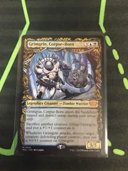 MTG Magic The Gathering Grimgrin, Corpse-Born MUL Mythic Zombie Dimir Commander - Image 2