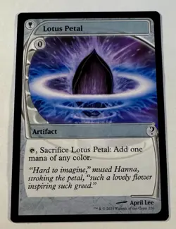 Lotus Petal (Future Sight) MTG Mystery Booster 2 Mint Ships Same Day - Image 1