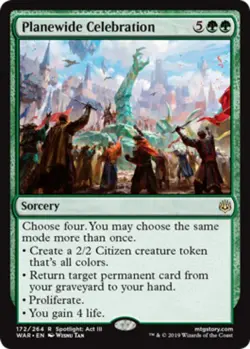 1x Planewide Celebration Light Play MTG Magic - Kid Icarus - - Image 1