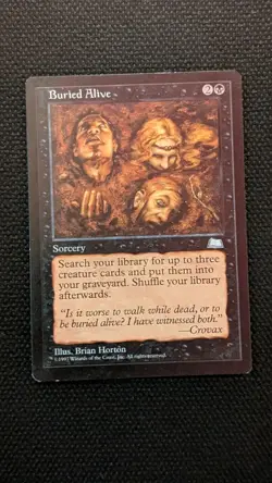 MTG Buried Alive - Weatherlight - LP - Image 3