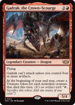 NM Gadrak, the Crown-Scourge, MTG, Tarkir Dragonstorm, Magic the Gathering, 214 - Image 1