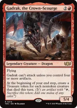 NM Gadrak, the Crown-Scourge, MTG, Tarkir Dragonstorm, Magic the Gathering, 214 - Image 2