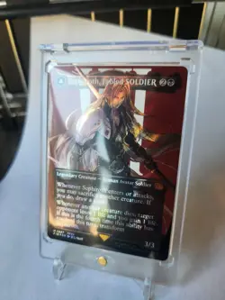 Sephiroth, Fabled Soldier Borderless SURGE Foil 0527 Final Fantasy Magic MTG - Image 3
