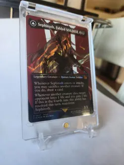Sephiroth, Fabled Soldier Borderless SURGE Foil 0527 Final Fantasy Magic MTG - Image 7