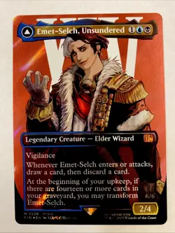 Emet-Selch, Unsundered (Borderless) (Surge Foil) Final Fantasy Foil - Image 1