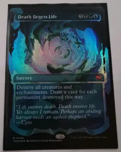 Mtg - Death Begets Life *Foil Showcase* - Image 3