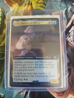Cid, Timeless Artificer Final Fantasy NM Foil Extended Art Mtg 2025 - Image 1