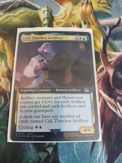 Cid, Timeless Artificer Final Fantasy NM Foil Extended Art Mtg 2025 - Image 6